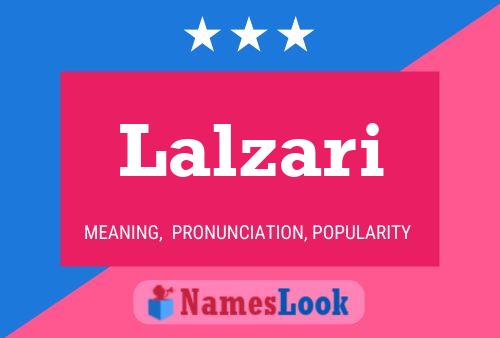 Lalzari Name Poster