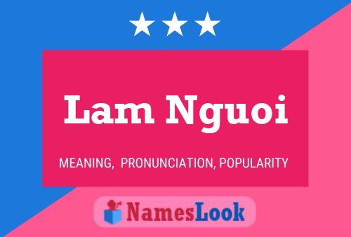 Lam Nguoi Name Poster