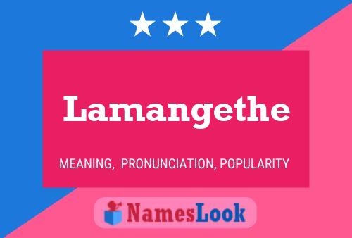 Lamangethe Name Poster