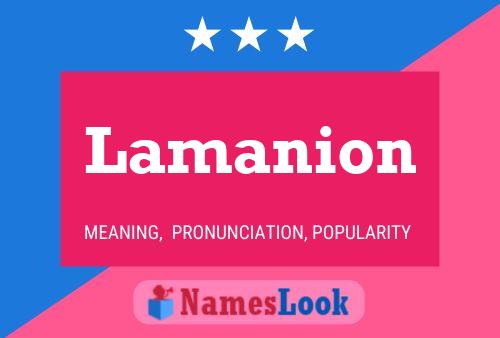 Lamanion Name Poster