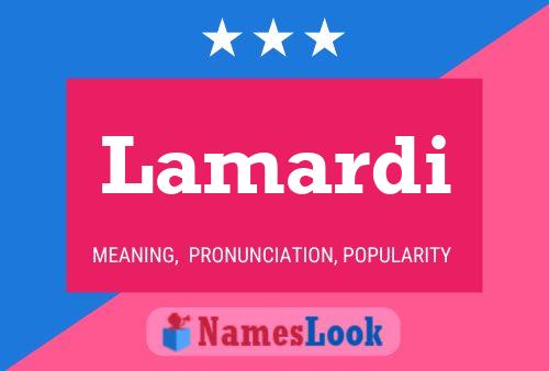 Lamardi Name Poster