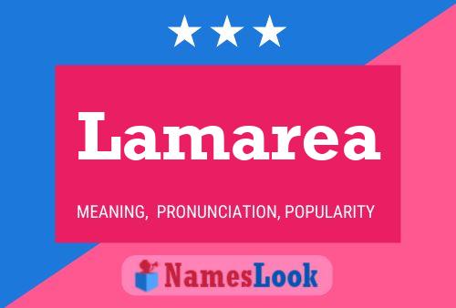 Lamarea Name Poster