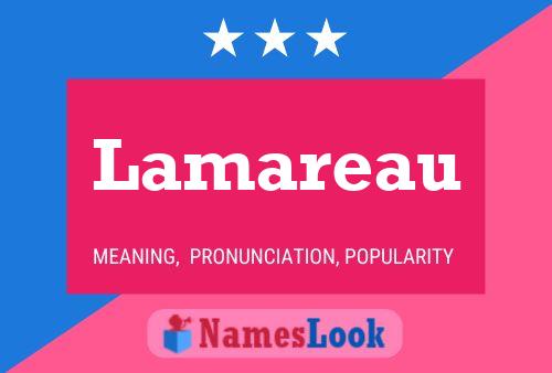 Lamareau Name Poster