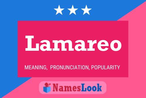 Lamareo Name Poster