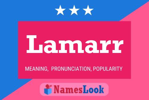 Lamarr Name Poster