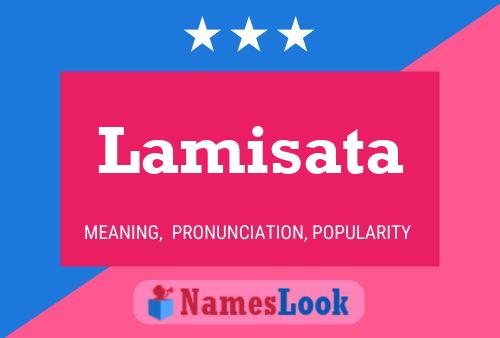 Lamisata Name Poster