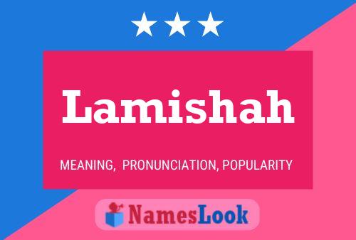 Lamishah Name Poster