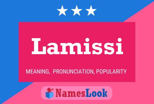 Lamissi Name Poster