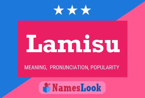 Lamisu Name Poster