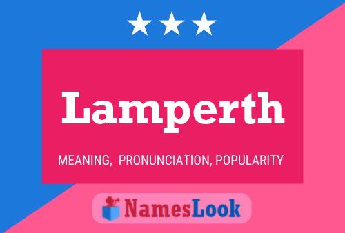 Lamperth Name Poster