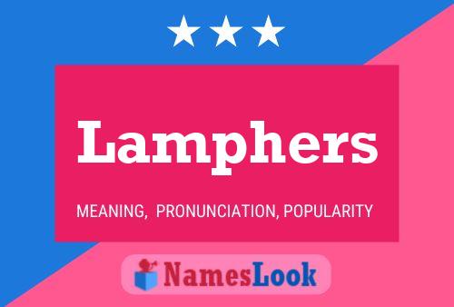 Lamphers Name Poster