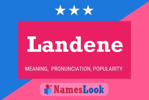 Landene Name Poster