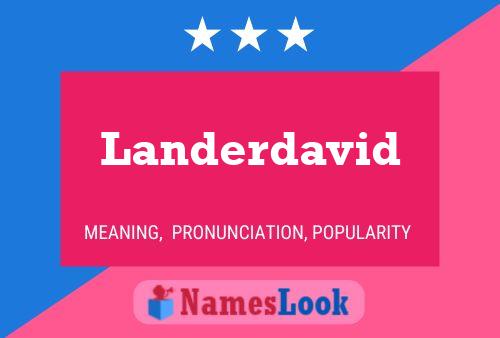 Landerdavid Name Poster