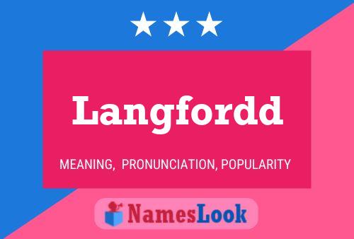 Langfordd Name Poster