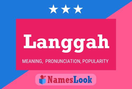 Langgah Name Poster