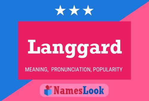 Langgard Name Poster