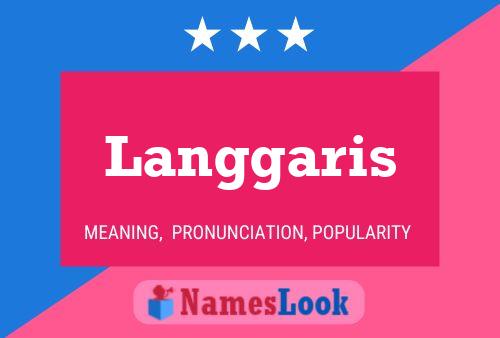 Langgaris Name Poster