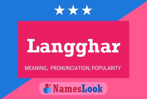 Langghar Name Poster