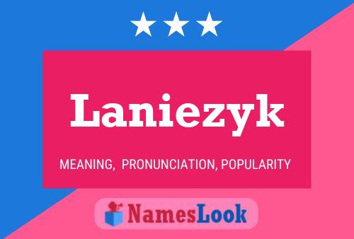 Laniezyk Name Poster