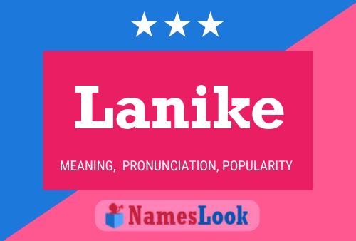 Lanike Name Poster