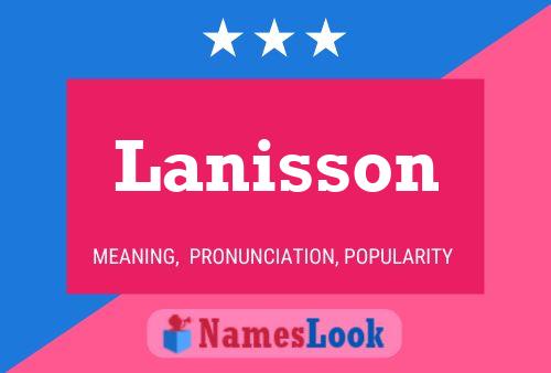 Lanisson Name Poster