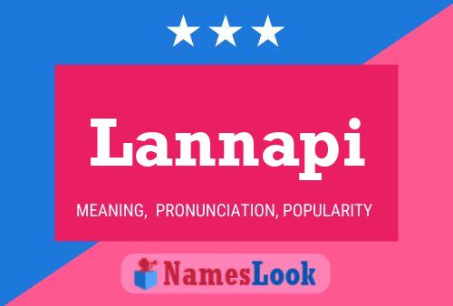 Lannapi Name Poster