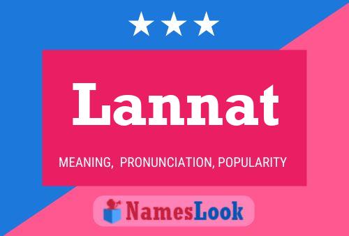 Lannat Name Poster