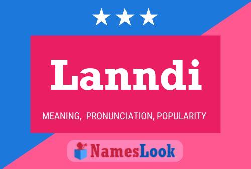 Lanndi Name Poster