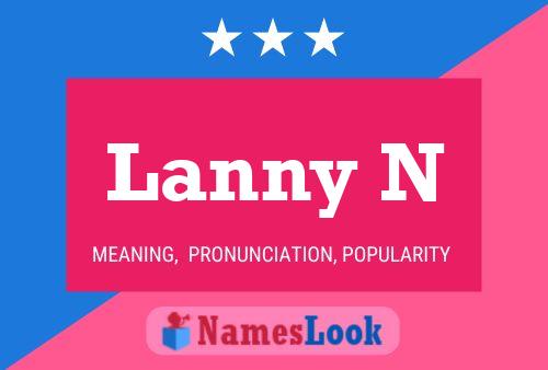 Lanny N Name Poster