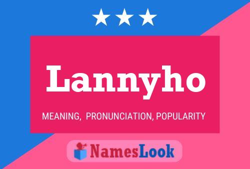 Lannyho Name Poster