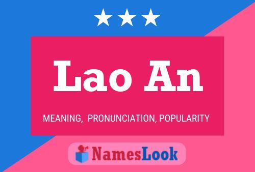 Lao An Name Poster