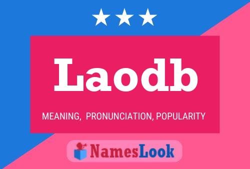 Laodb Name Poster