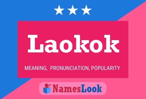 Laokok Name Poster