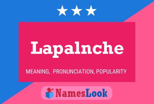 Lapalnche Name Poster