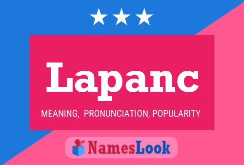 Lapanc Name Poster