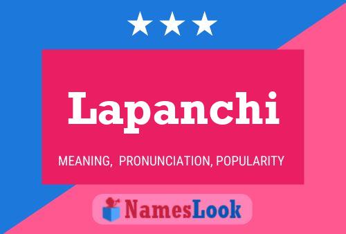 Lapanchi Name Poster