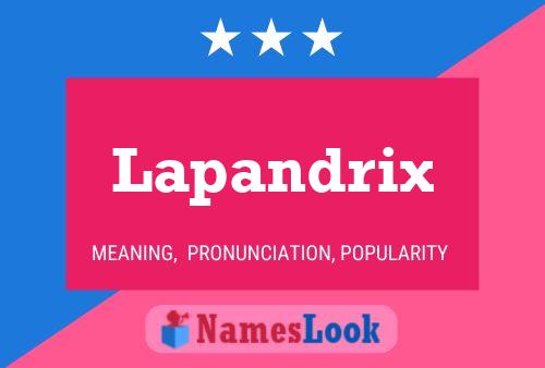 Lapandrix Name Poster