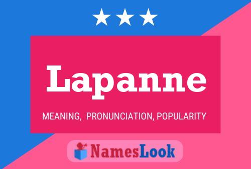 Lapanne Name Poster