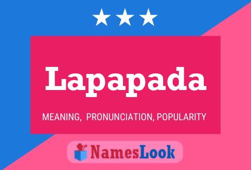 Lapapada Name Poster