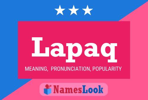 Lapaq Name Poster