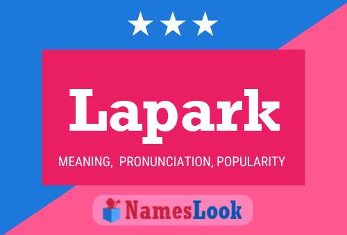 Lapark Name Poster