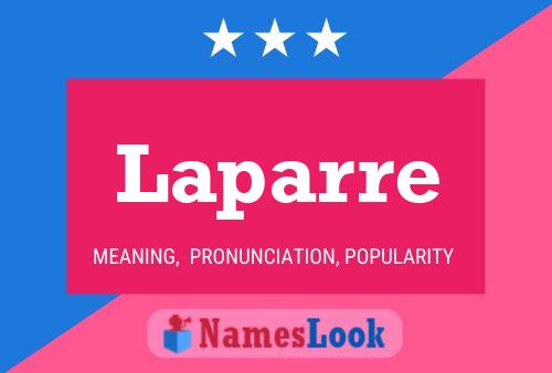 Laparre Name Poster