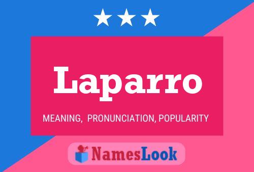 Laparro Name Poster