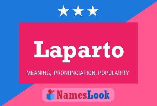 Laparto Name Poster