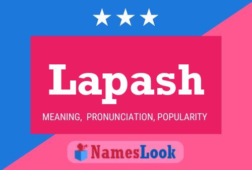 Lapash Name Poster