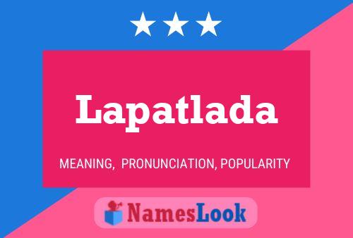 Lapatlada Name Poster