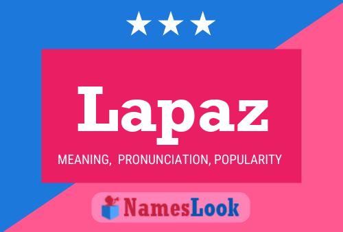 Lapaz Name Poster