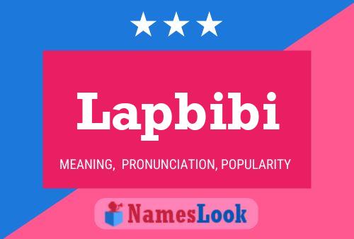 Lapbibi Name Poster