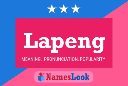 Lapeng Name Poster