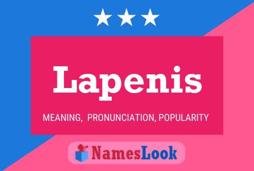 Lapenis Name Poster